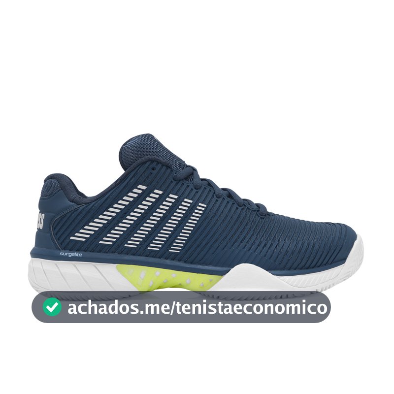 Tênis K-Swiss Hypercourt Express 2 - Clay - Saibro - Azul e Branco