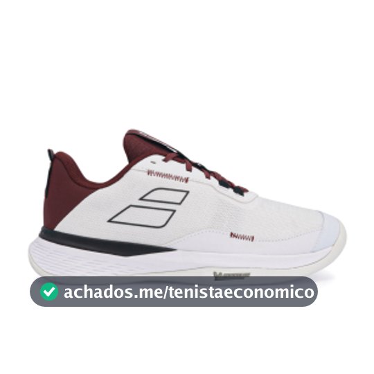 Tênis Babolat SFX EVO - Clay Saibro - Branco e Bordô