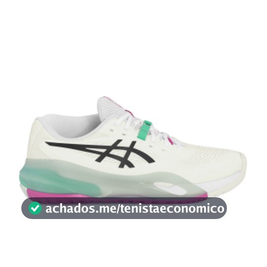 Tênis Asics Gel Resolution X All Court - Branco Preto e Verde