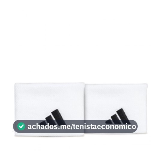 Munhequeira Adidas Tennis WB Curta com 02 unidades Branca e Preta