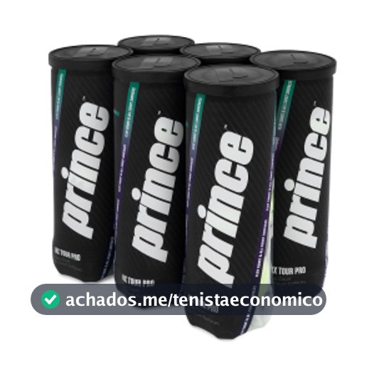 Bola De Tênis Prince NX Tour Pro Pack Com 06 Tubos