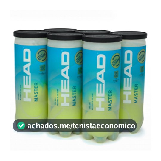 Bola de Tênis Head Master Pack com 6 Tubos